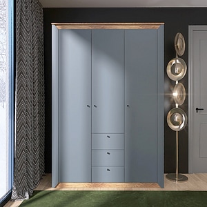 Dulap 1400 Nordic Everest, PAL, Auriu, 140 x 50 x 205 cm, Grafit
