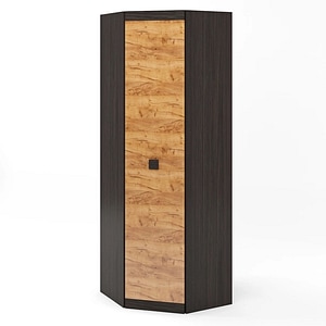 Dulap de colt Sonata 700 Everest, 70 x 70 x 205 cm, Auriu