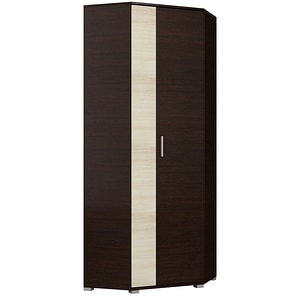 Dulap colt Breeze SHKU-14 Everest, PAL, 80 x 80 x 210 cm, Wenge/Cotta Beige