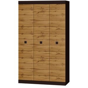 Dulap 1200 Sonata Everest, 120 x 50 x 205 cm, Wenge/Auriu