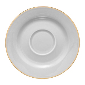 Farfurioara suport ceasca AMBITION Royal, 15.5cm, portelan, gri