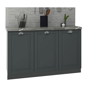Mobilier bucatarie inferior MDF, Seria Square, Badenmob, 120x50x80cm, Antracit