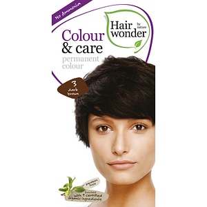 Vopsea par naturala Hairwonder Colour & Care, 3 Dark Brown