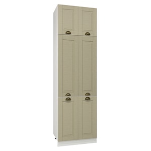 Mobilier bucatarie inalt depozitare (centrala termica) Seria Square, 60x55x210cm, Fag