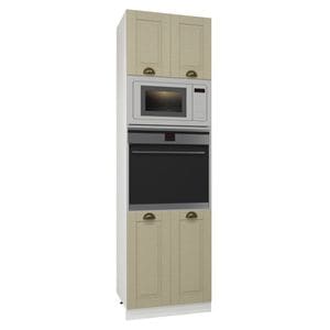 Mobilier bucatarie inalt MDF, Seria Square, 60x55x210cm, Fag