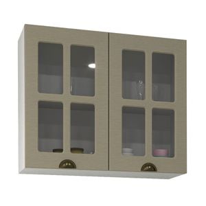 Mobilier bucatarie superior MDF, Seria Square, Badenmob, 80x32x68cm, Fag