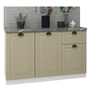 Mobilier bucatarie inferior MDF, Badenmob, seria Square, 120x50x78 cm, Fag