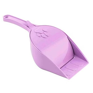 Lopatica cu capac pentru litiera Miau Miau, plastic, fuchsia
