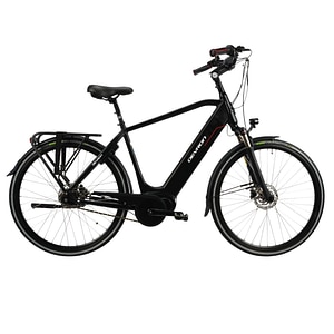 Bicicleta Electrica Devron 28427, roata 28", M, Disc Brake,  viteza maxima 25km/h, motor 250W, Negru