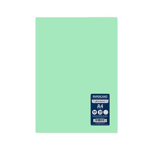 Set 5 caiete studentesti PAPERLAND, A4, 60 file, capsat, matematica, 70g/mp, coperta plastic, vernil