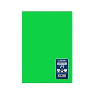Set 5 caiete studentesti PAPERLAND, A4, 60 file, capsat, dictando, 70g/mp, coperta plastic, verde