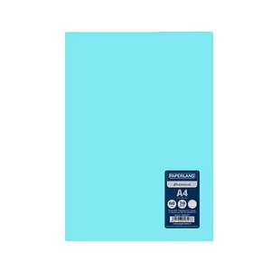 Set 5 caiete studentesti PAPERLAND, A4, 60 file, capsat, dictando, 70g/mp, coperta plastic, turquoise