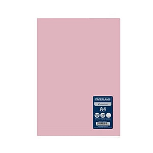 Set 5 caiete studentesti PAPERLAND, A4, 60 file, capsat, dictando, 70g/mp, coperta plastic, roz pudra/bej