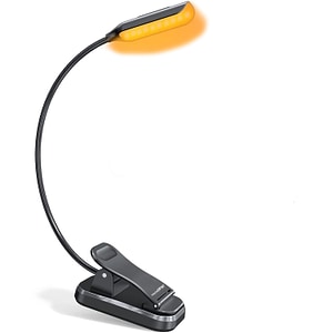 Lampa Citit Carte TechoneReader Buddy, 10xLED SuperBright, 3 Culori, Rece, Cald, Neutru, 3 Nivele Intensitate, 80Ore, Acumulator 1000mAh, Buton No Sound, 0% Lumina Albastra, Negru