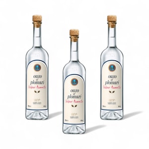 Set 3 x Ouzo Of Plomari 40%, 0.7L