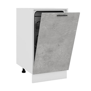 Usa decorativa a masinii de spalat vase, Sani Glamur 45 cm, Beton