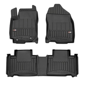 Set covorase auto Frogum 3D, pentru Toyota Rav 4 2013-2018, 3 bucati, Negru