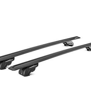 Bare transversale Green Valley Treck Vento Premium Black Aluminiu pentru VOLVO XC90 Suv 2015-prezent, cu prindere pe bare longitudinale