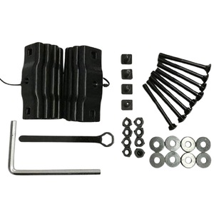 Kit optional prindere suport schi/snowboard Menabo Silver Ice/Frozen Alu/Yelo