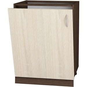 Usa decorativa a masinii de spalat vase Sani, Modest, 60 cm, Stejar sonoma