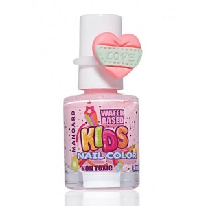 Oja copii Manoard, Pe baza de apa, 9 ml, Pink glitter