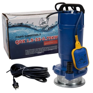 Pompa submersibila COBI SMART QDX-32M, cu plutitor, 0.75 kW, ideala pentru adancimi medii, potrivita pentru apa curata sau usor murdara