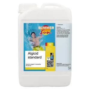 Algicid lichid pentru combaterea algelor din piscina, 3L, Summer Fun