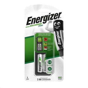 Set incarcator ENERGIZER MINI + 2 acumulatori, AA/R6, 2000 mAh