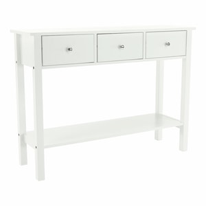 Consola Sani, Nitro, 100 x 30 x 74 cm, alba