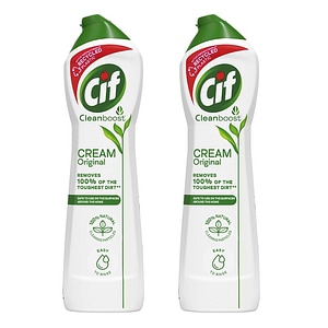 Set 2x crema multisuprafete Cif CleanBoost Original, 300 ml