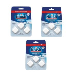 Set tablete pentru curatat masina de spalat vase Finish, 3x3 buc