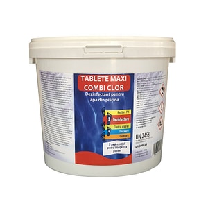Clor maxi Combi tablete, pentru apa piscina, 5 kg