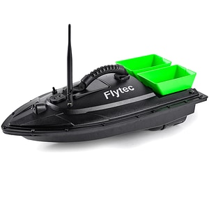 Barca pentru nadit si momit FlytecRC 2011-5, 2 cuve, 1,5kg, 500m, 5200mAh, 5,4km/h, telecomanda 2.4GHz
