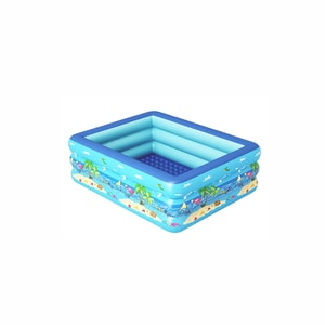 Piscina gonflabila cu podea gonflabila, dreptunghiulara, 180 x 135 x 55 cm
