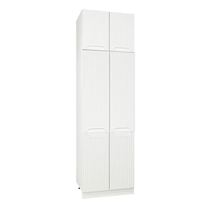 Mobilier bucatarie inalt depozitare (centrala termica) Badenmob Seria Space, 60x55x210cm, Alb