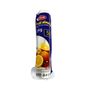Pungi alimentare pentru uz casnic, 3 kg, 250 buc/ rola