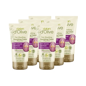Set 6 x Crema de corp si maini Dalan D'Olive cu samburi de struguri, 60ml