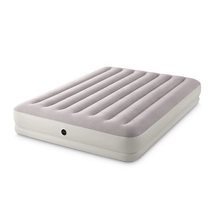 Saltea gonflabila Intex, confectionata din PVC si velur, cadru din fibre ultradurabile, tehnologia DURA-BEAM, cu pompa electrica