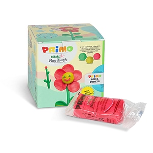 Set de plastilina Morocolor, Primo Cubido, Cu 3 culori, 60 gr/buc, Design floare
