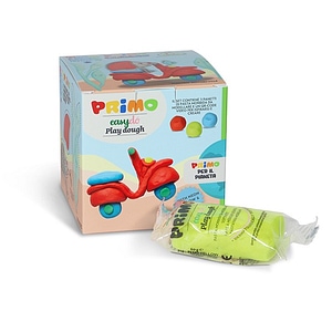 Set de plastilina Morocolor, Primo Cubido, Cu 3 culori, 60 gr/buc, Design masina