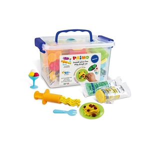 Set plastilina Morocolor Primo, 6 culori, Cu 22 accesorii, In cutie plastic