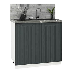 Mobilier bucatarie inferior MDF Badenmob, seria Space, 80x50x78cm, Antracit