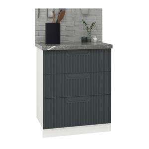 Mobilier bucatarie inferior MDF Badenmob, Seria Space, 60x50x78cm, Antracit