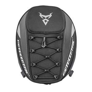 Geanta spate Zoco Moto MC01, pentru scaunul pasagerului, Voum 20-30 L, Reglabil, Universal, Negru