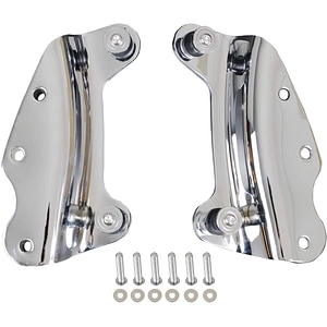 Set adaptoare ZocoMoto, pentru montarea sissy bar Harley Davidson Touring, Cromat