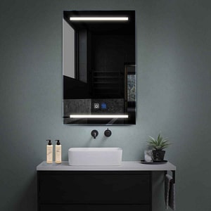 Oglinda LED Reyze Gama Salono Model LED 4, 80x200 cm, Verticala, LED 4000K Neutru, 2 Butoane Touch, Functie dezaburire 30-40