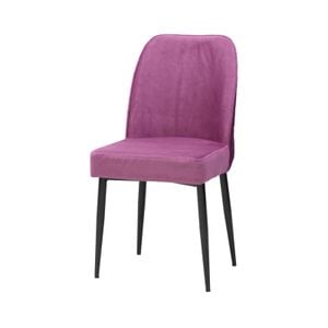  Scaun de bucatarie Baron material textil, picioare metalice, 97 x 41 x 40 cm, Mov