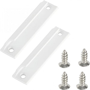 Set de 2 manere pentru usa FASBET, aluminiu, 88 x 20 x 20 mm