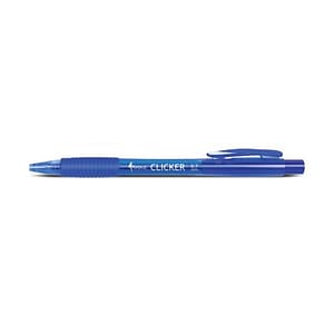 Pix cu mecanism Forpus, Clicker, Cu varf 0.7 mm, Albastru