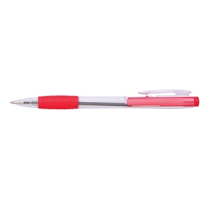 Pix cu mecanism Office Products, Cu varf 0.7 mm, Culoare scriere rosu